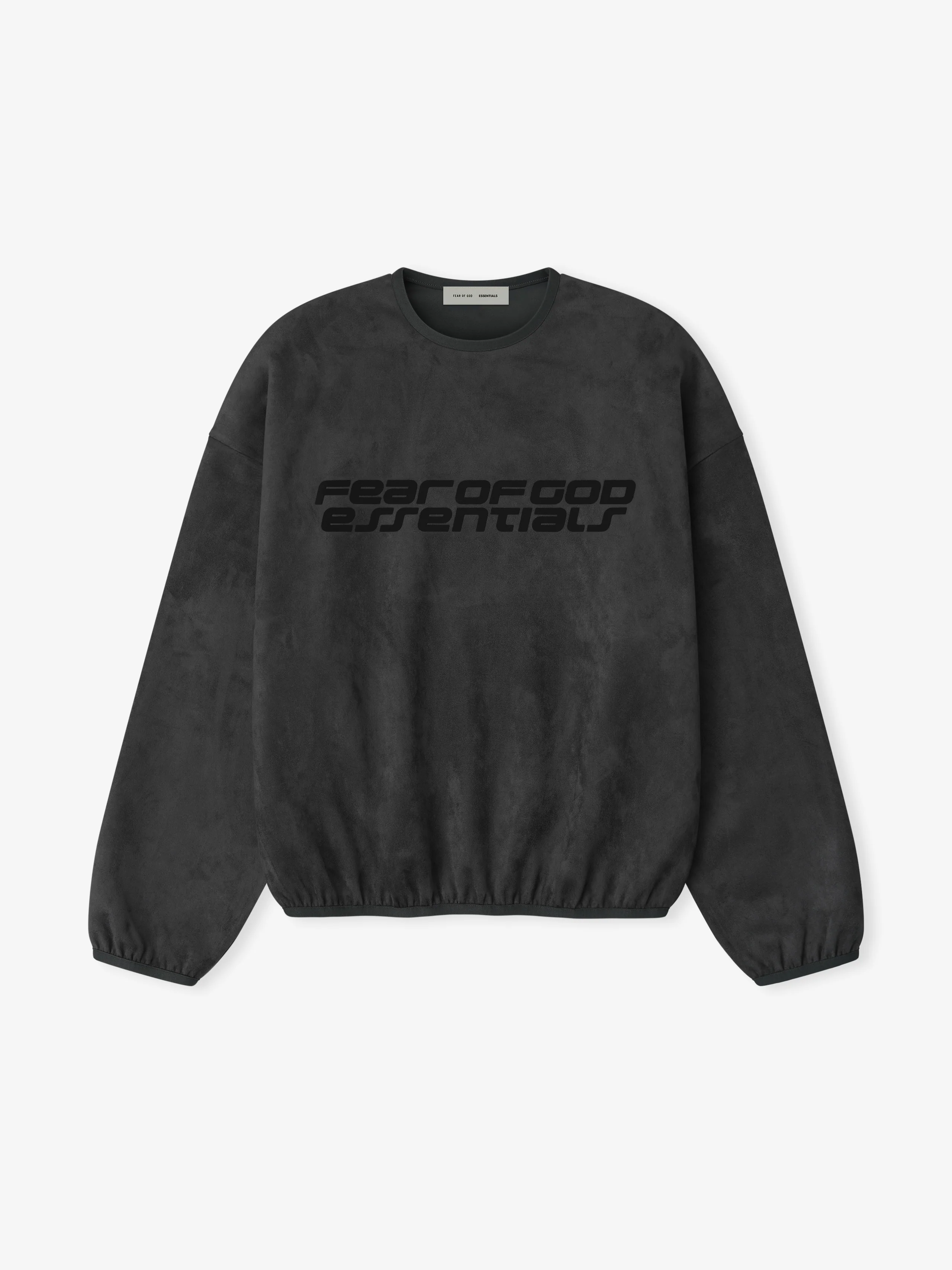 Suede Fleece Modern Crewneck Sweatshirt