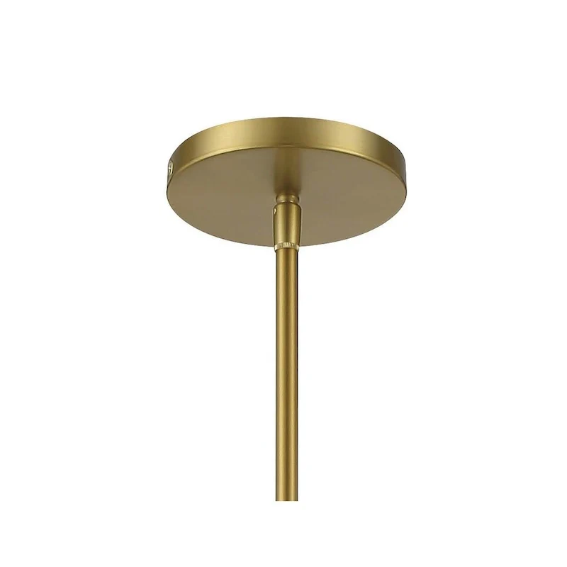 Metropolitan Aspect White Coal and Soft Brass LED Lights Pendant