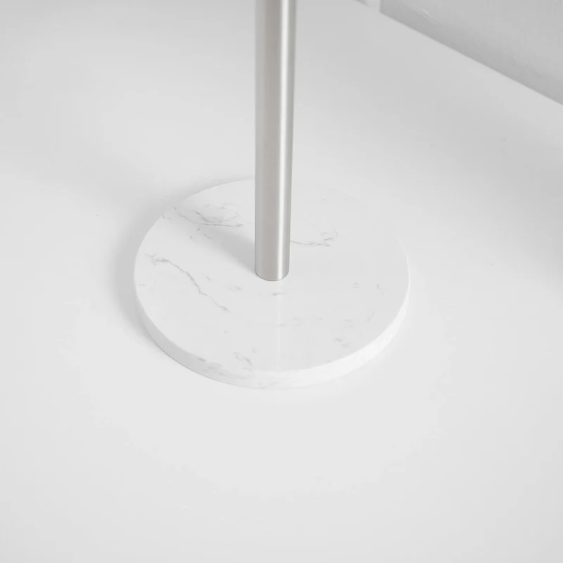 T-Shape Towel Rack With Natural Marble Base