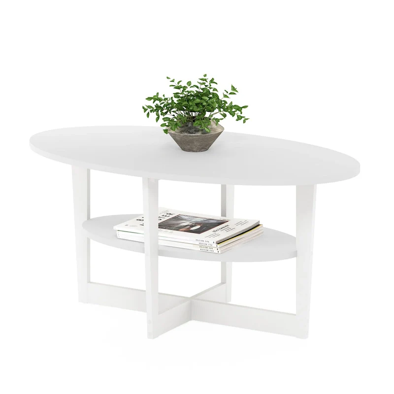Furinno JAYA Oval Coffee Table