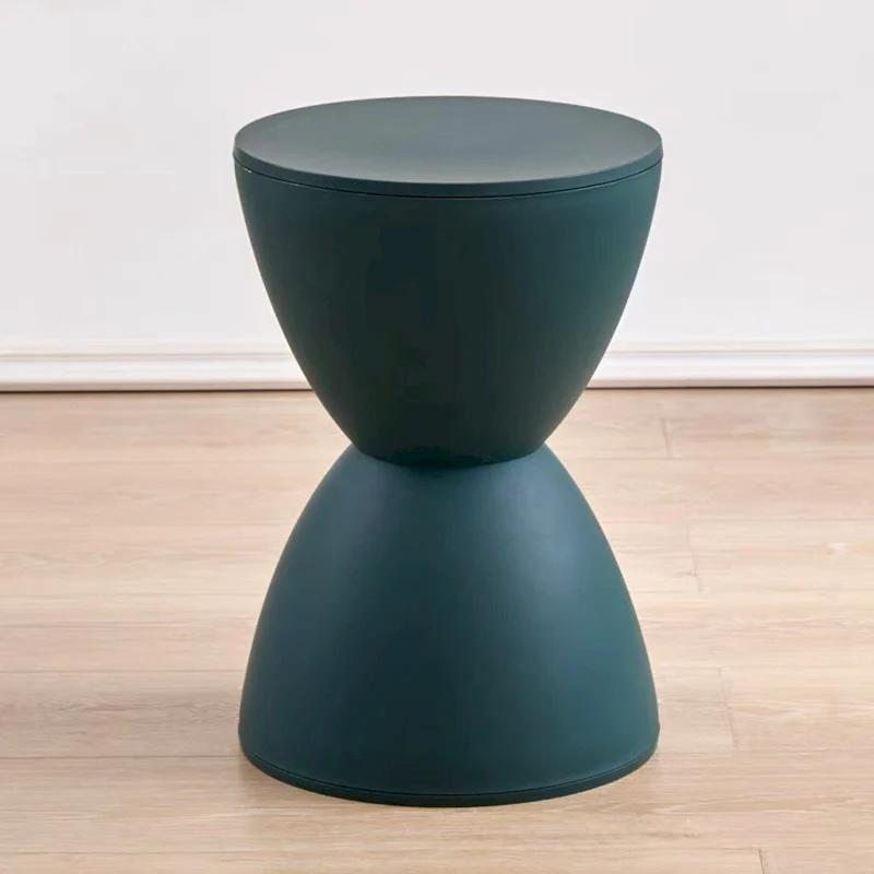 Plastic Waist Drum Stool – Lightweight Side Table for Home or Office