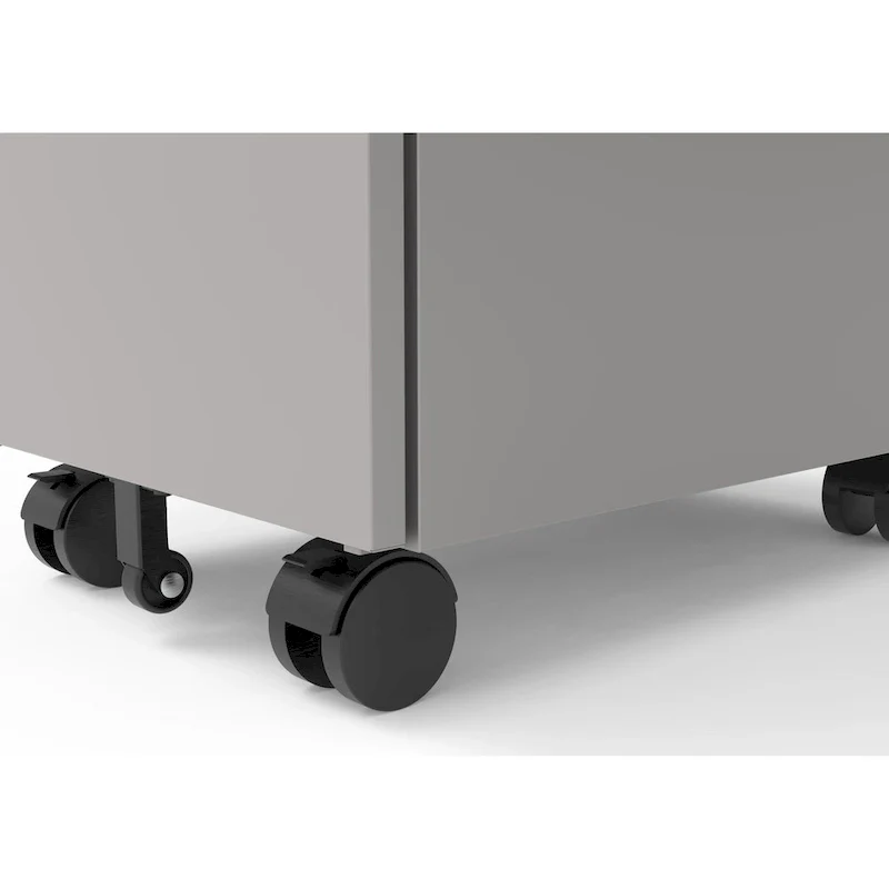 Owen Urban Metal Matte Lockable 3-Drawer Mobile File Cabinet by Furniture of America