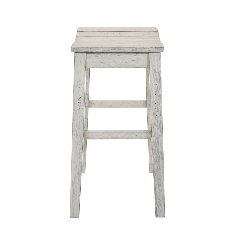 Farmhouse Wood 5-Piece Counter Height Dining Table and Stool Set