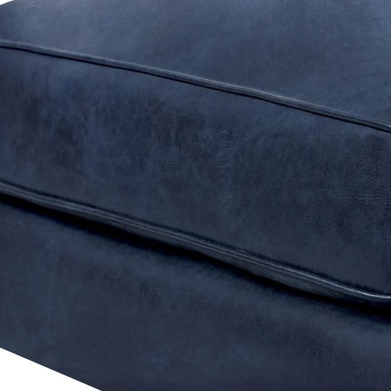 Poly & Bark Essex Ottoman - Full Grain Genuine Italian Leather