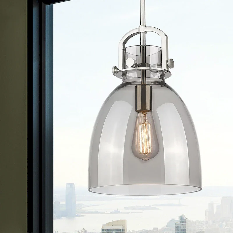 Innovations Lighting Newton Bell - 1 Light 10  Stem Hung Pendant