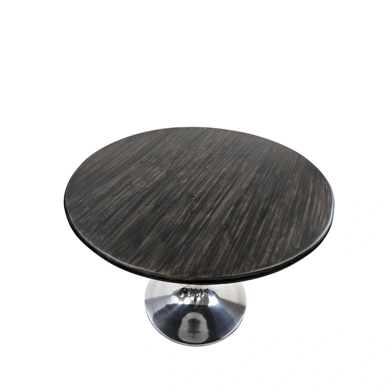 Carolina Living Alden Wood Top 40 Round Dining Table