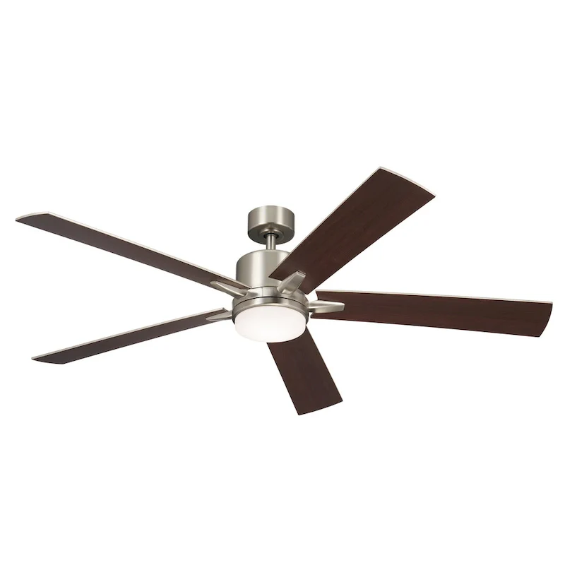 Kichler Lighting Lucian Elite XL 60 inch Integrated LED Indoor Brushed Nickel Ceiling Fan