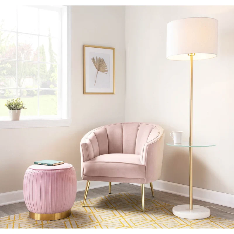 Modern Velvet Accent Chair