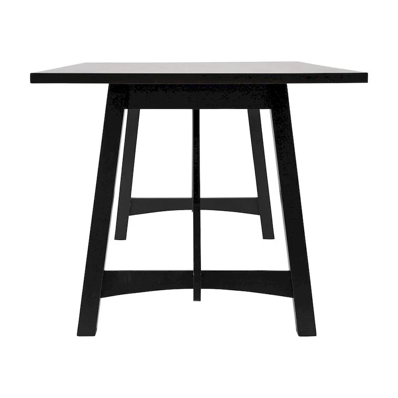 Solid Wood Commercial Grade Trestle Base Dining Table