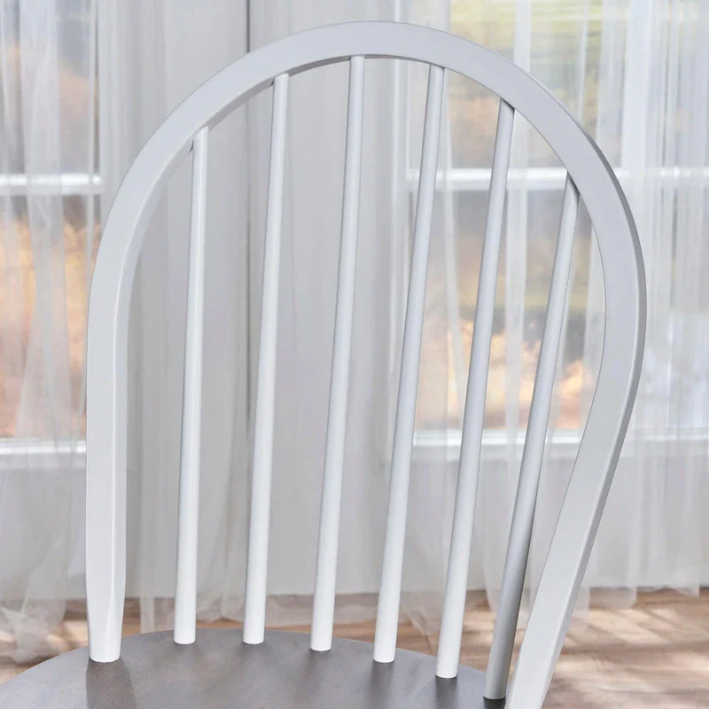 Declan Farmhouse High Back Spindle Dining Chairs (Set of 2) by Christopher Knight Home - 36H