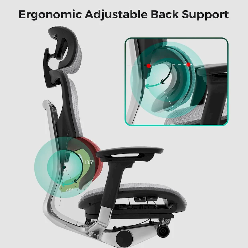 OdinLake High Back Office Chair Home Desk Chair Computer Chair Whitout Footrest