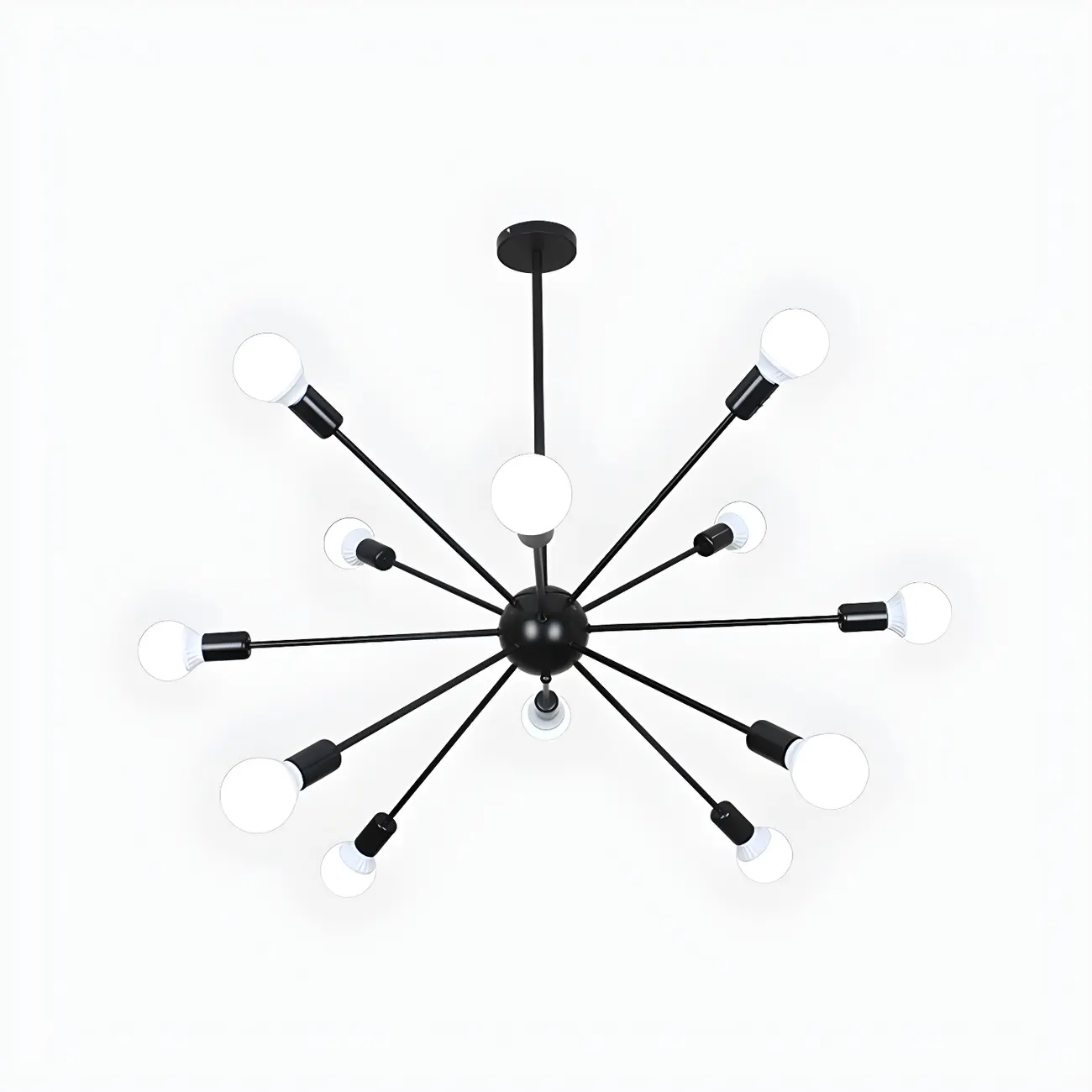 Modern LED Gold Globe Sputnik Chandelier