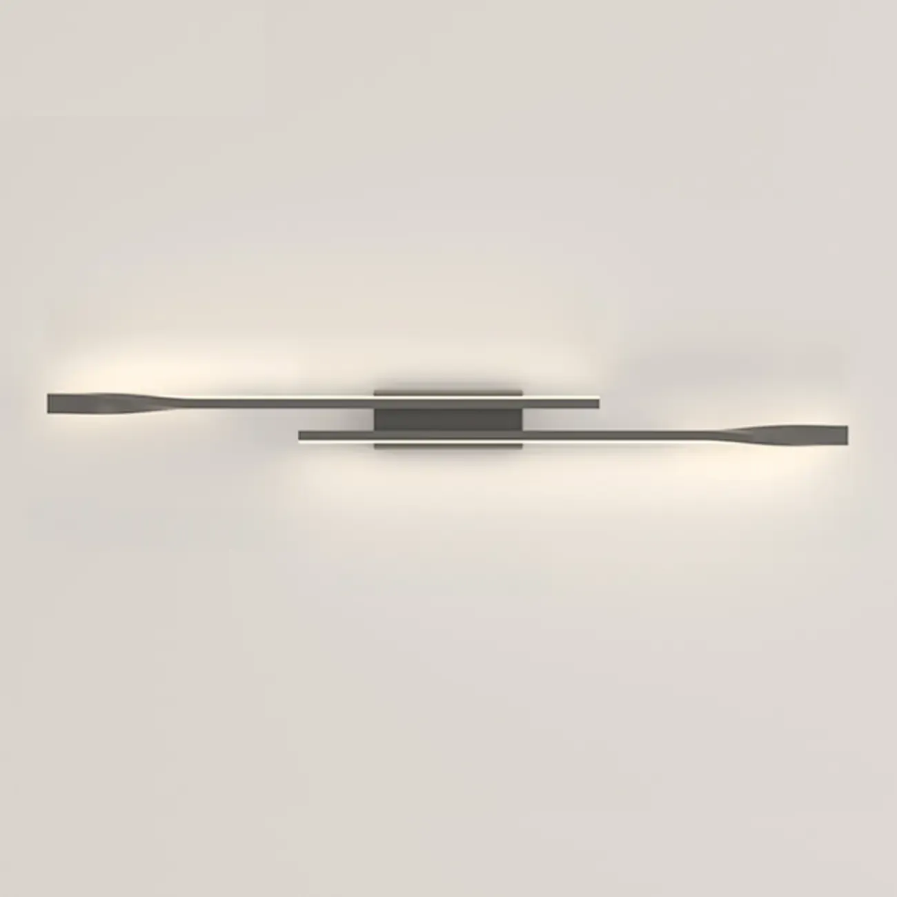 Modern Linear Wall Sconce with Silica Gel Shade