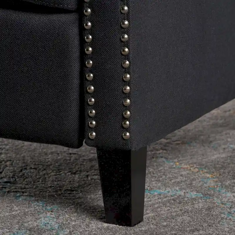 Izidro Tufted Fabric Recliner by Christopher Knight Home