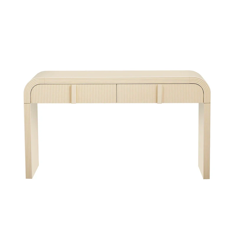 Unique Modern Rounded Silhouette Console Table