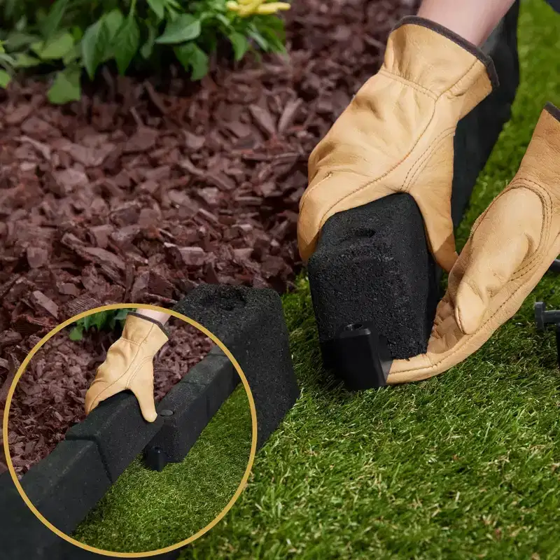 Cobblestone SmartLoc Rubber Landscape Edging