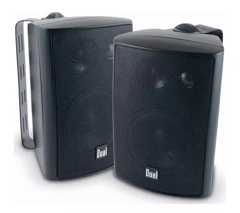 Dual LU47PB 4 inch 3-Way Indoor/Outdoor Speakers - Black