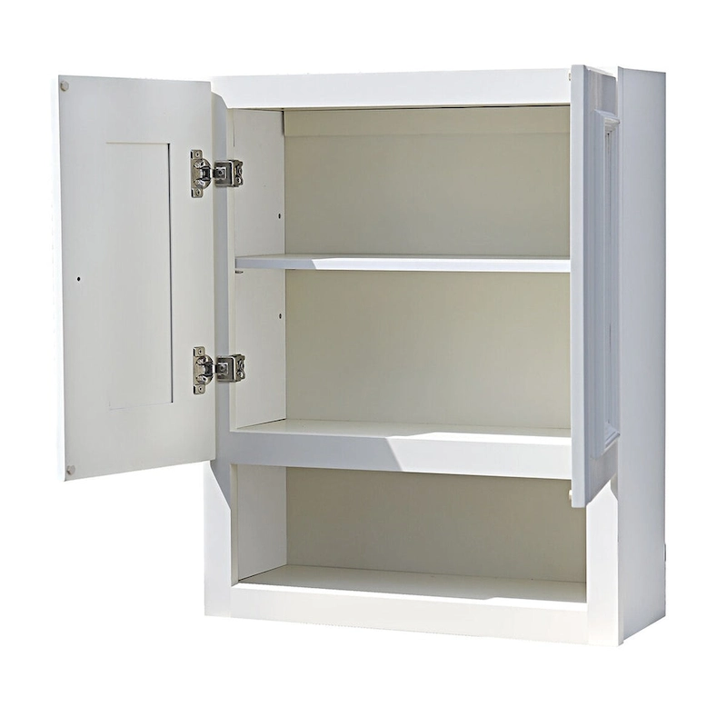 2126 Linen White Bathroom Wall Cabinet