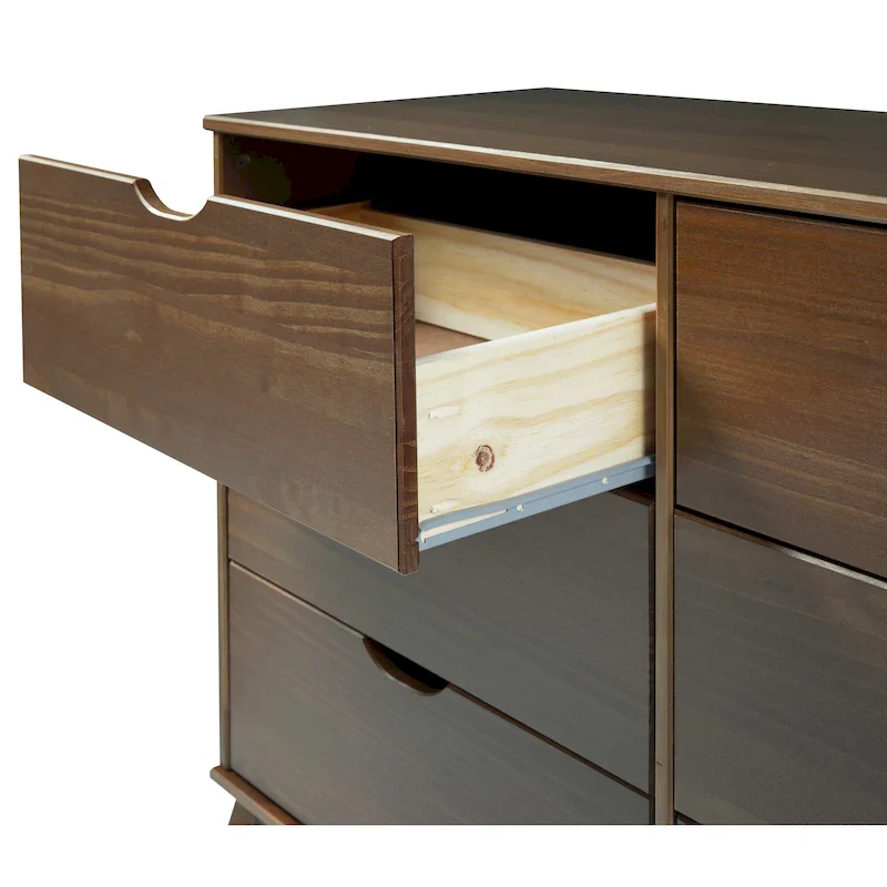 Purcell Wood 3 Drawer Nightstand