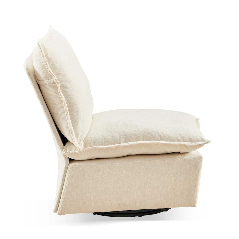 28.74  Chenille Upholstered 360 Swivel Rocking Chair