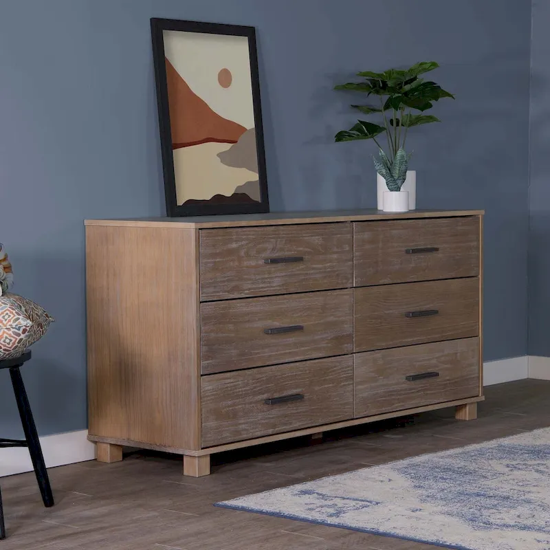 Grain Wood Furniture Loft 6-Drawer Dresser
