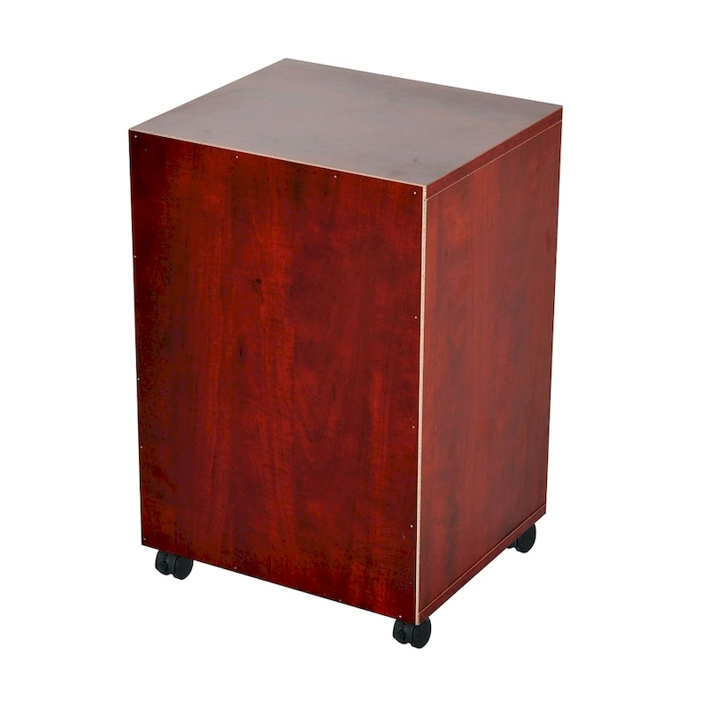 HomCom 24 Mobile Printer Cart with 2 Drawers, Brown - 15.7*13.8*23.6