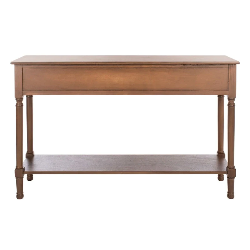SAFAVIEH Jeanie 3-Drawer Bottom Shelf Console Table - 47.3 W x 13 L x 29.5 H - 47Wx13Dx30H