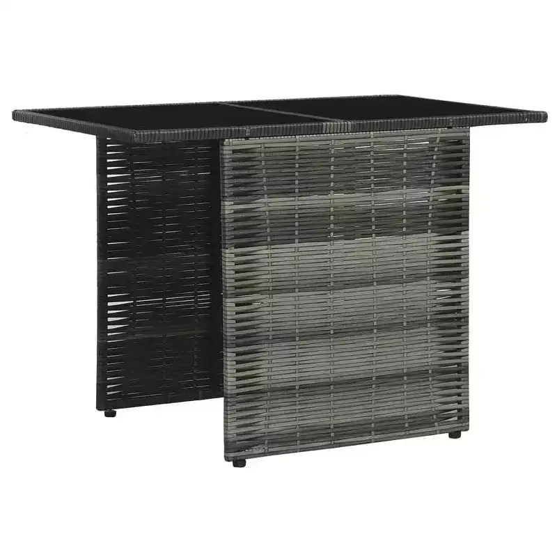 vidaXL Garden Dining Set Grey and anthracite