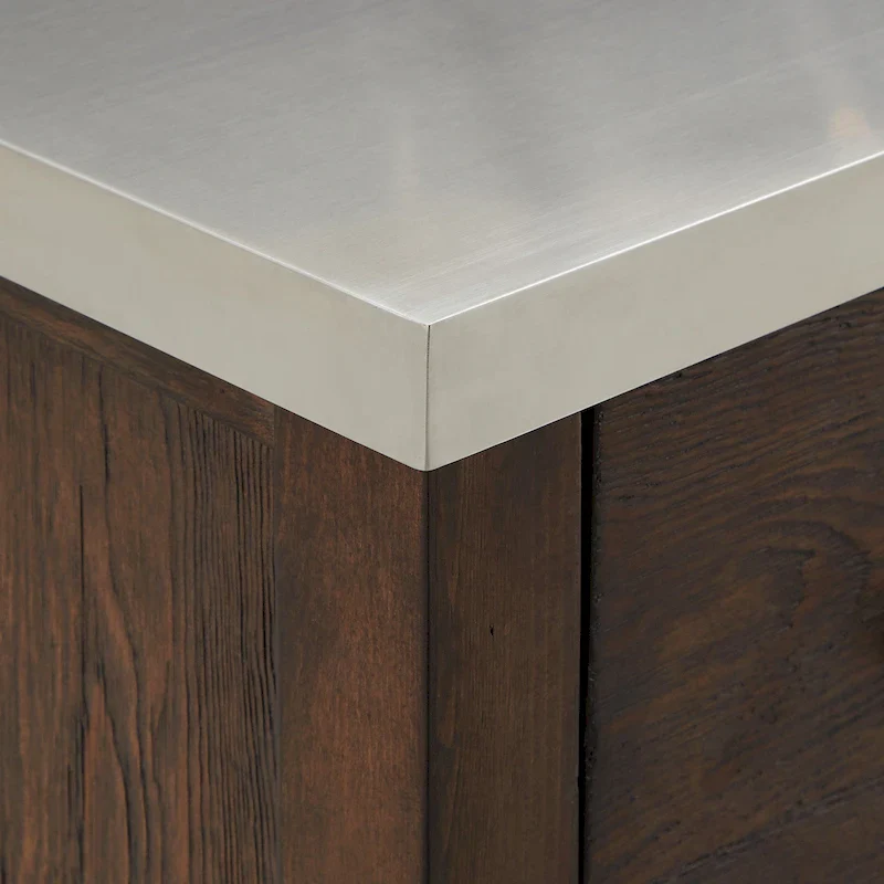 Tali Reclaimed Look Extendable Kitchen Island by iNSPIRE Q Classic