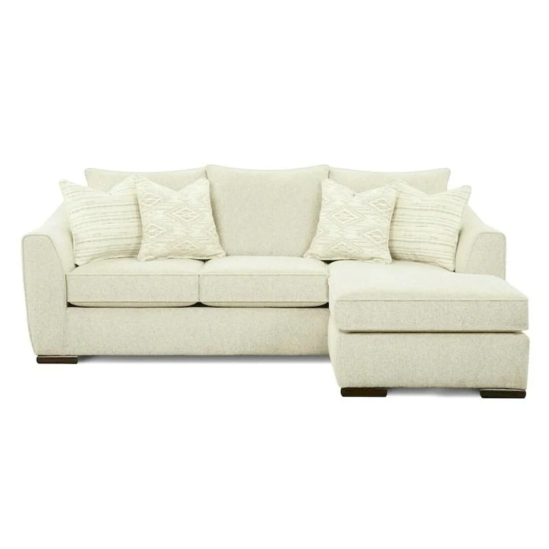 Vibrant Vision Oatmeal Chaise Sofa
