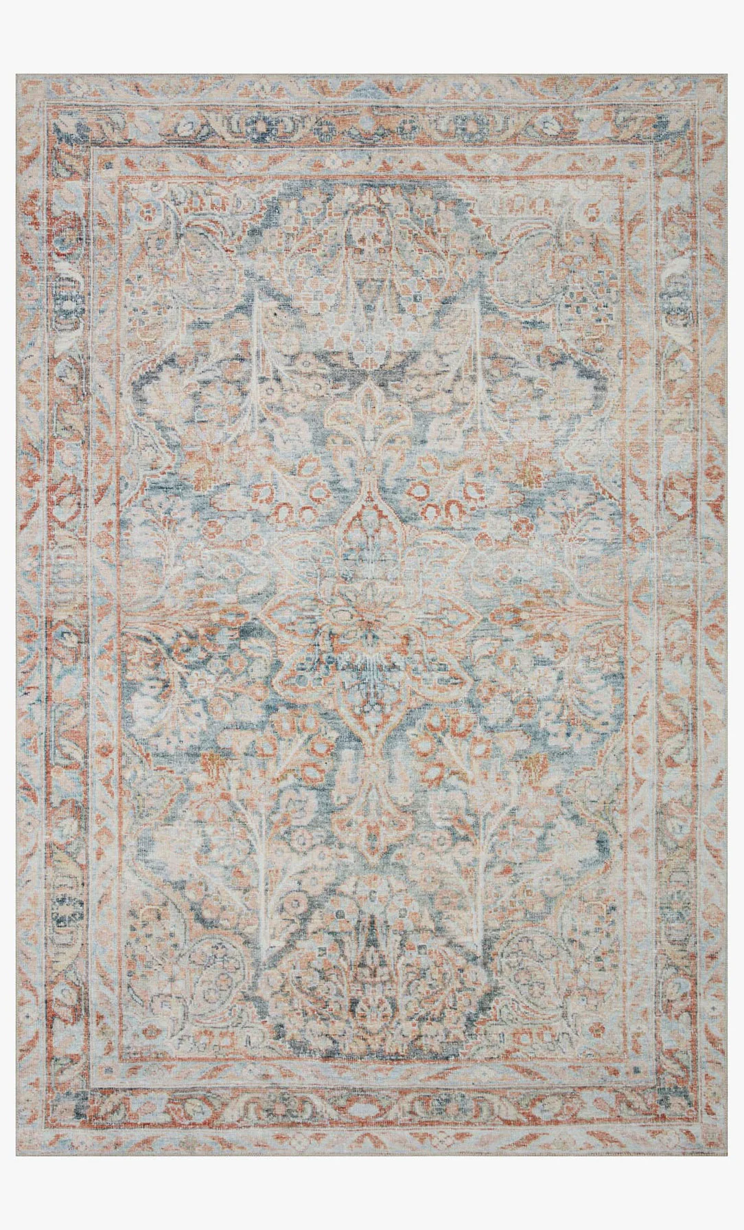Lenna Ocean / Apricot Rug