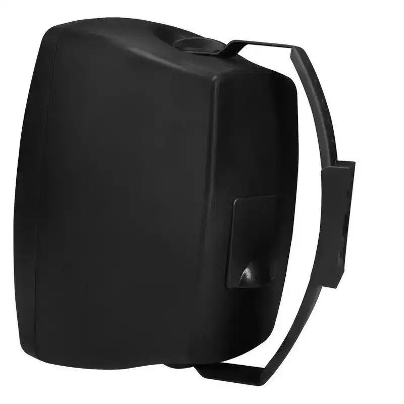 Monoprice 5.25in. Weatherproof 2-Way 70V Indoor/Outdoor Speaker, Black (Each) For Use In Whole Home Audio Systems, Restaurants, Bars, Patio, Poolside