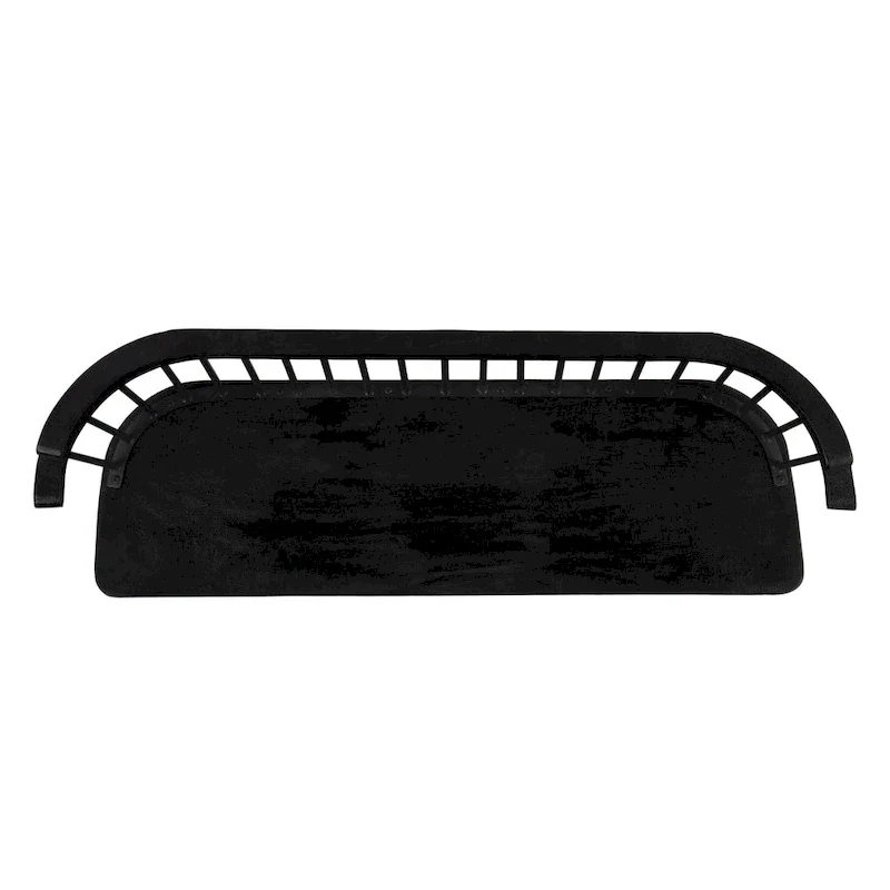 Spindle Back Bench - Solid Mango Wood & Iron Frame, 48.25