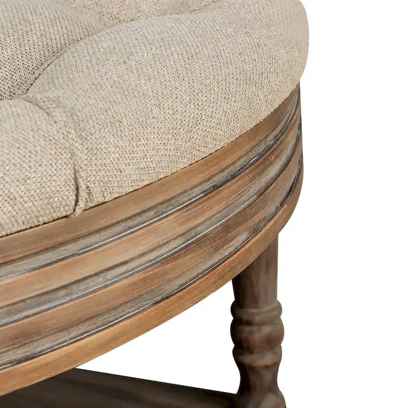 Large Round Ottoman Coffee Table