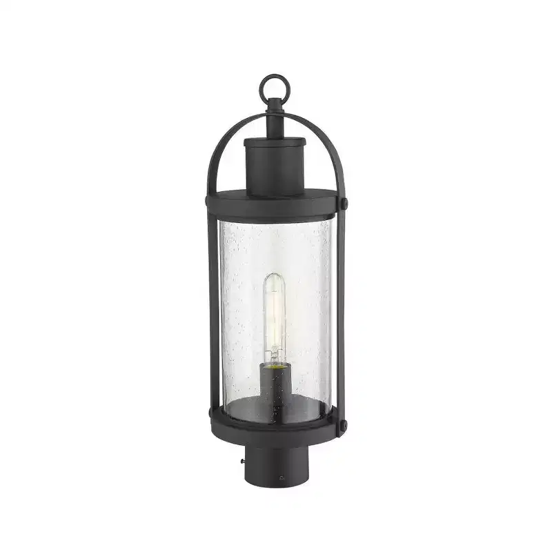 Z-Lite Roundhouse 1 - Light Lantern in Black