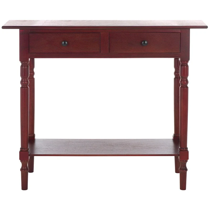 Arvilla Grey 2-Drawer Console Table - 37.8 x 13 x 31.9 - 38Wx13Dx32H