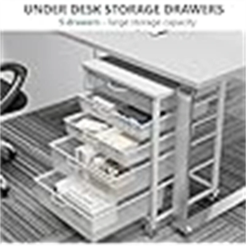 Printer Stand with Charging Station - 18.9 D x 20.86 W x 27.36 H