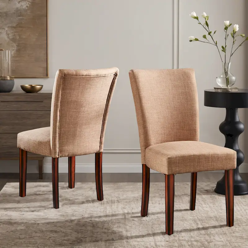 Dinant Upholstered Parsons Dining Chairs (Set of 2)
