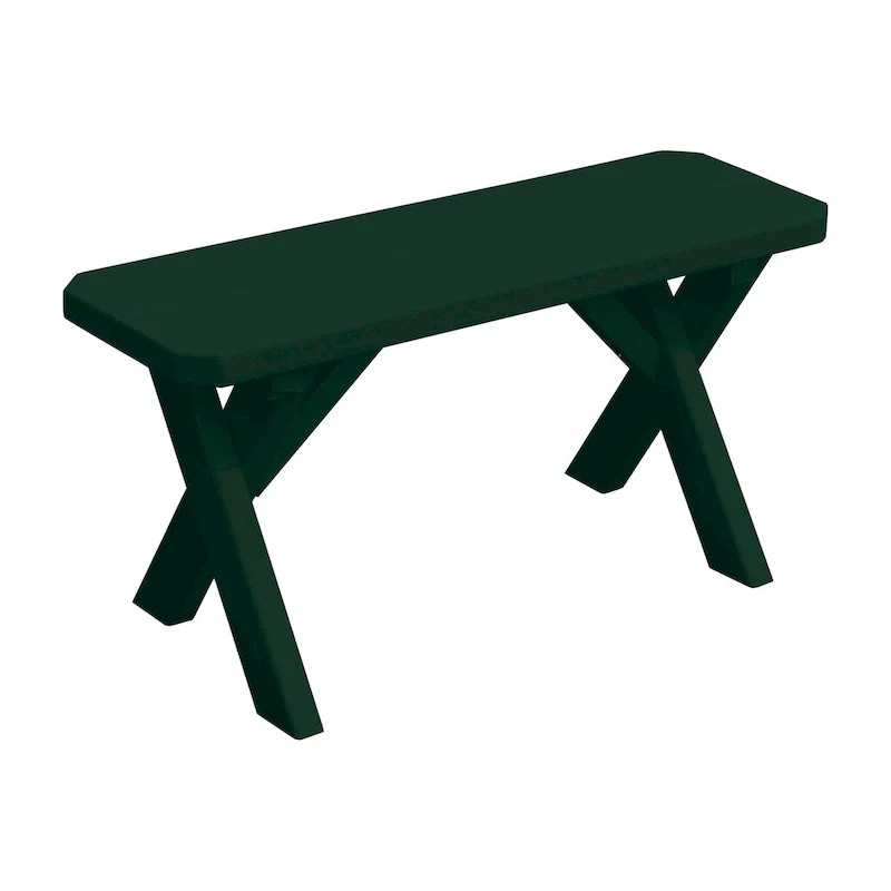 Pine 3' Crossleg Bench