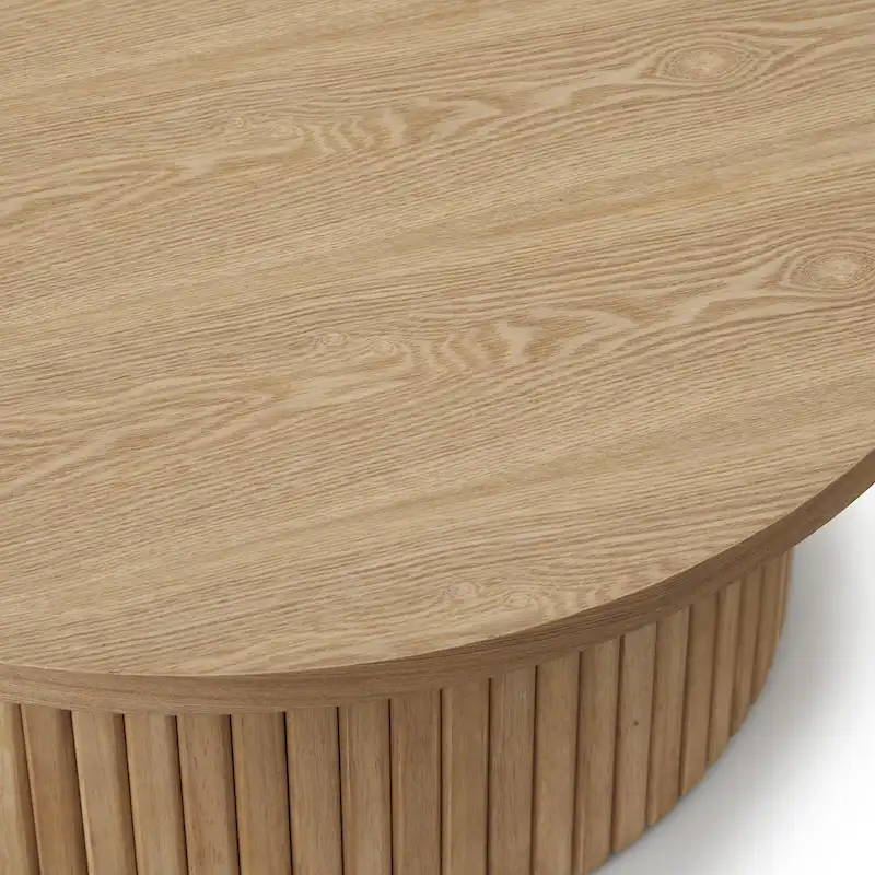 Kendrick Fluted Low Profile Coffee Table