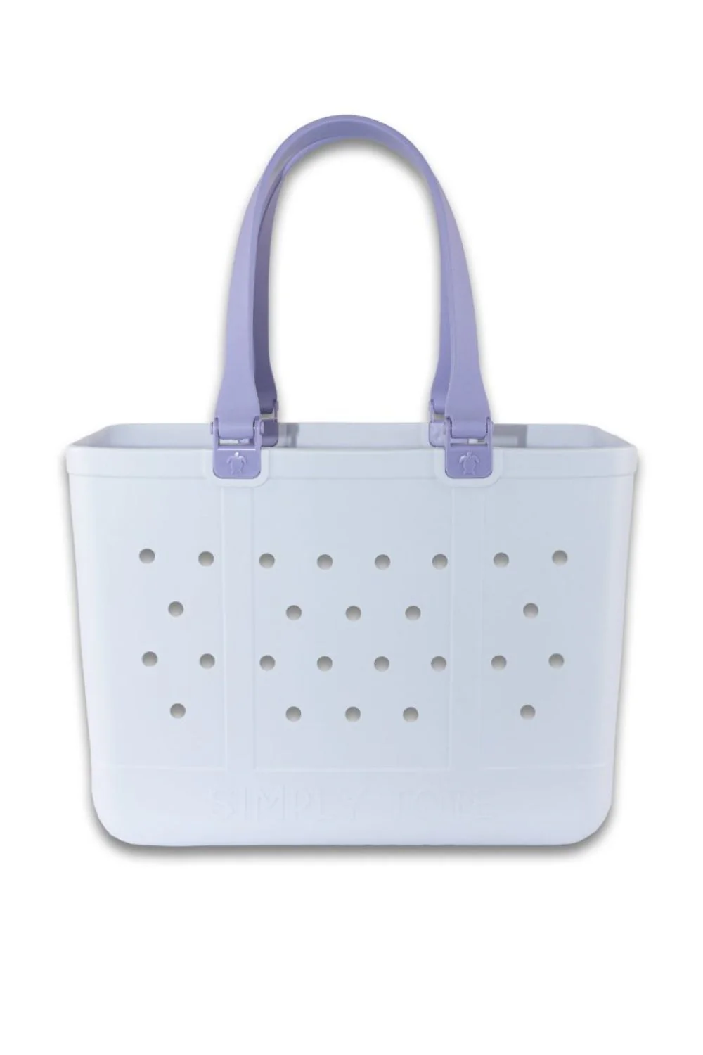 Simply Southern Large Waterproof Tote for Women in Lavender | 0126-SIMPLYTOTE-LAVENDER