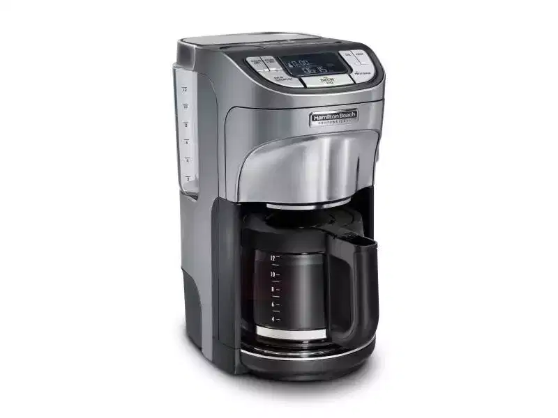 Hamilton Beach Brewstation Pro Coffee Maker 49500: 12-Cup Drip Machine, Black, Electric, 5-Year Warranty