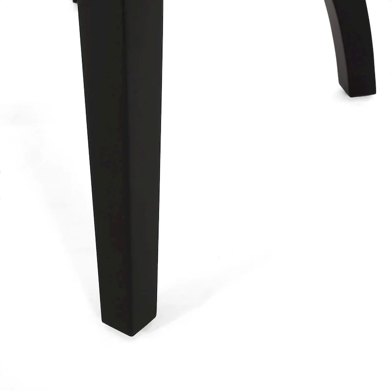 Upholstered rubberwood dining chair