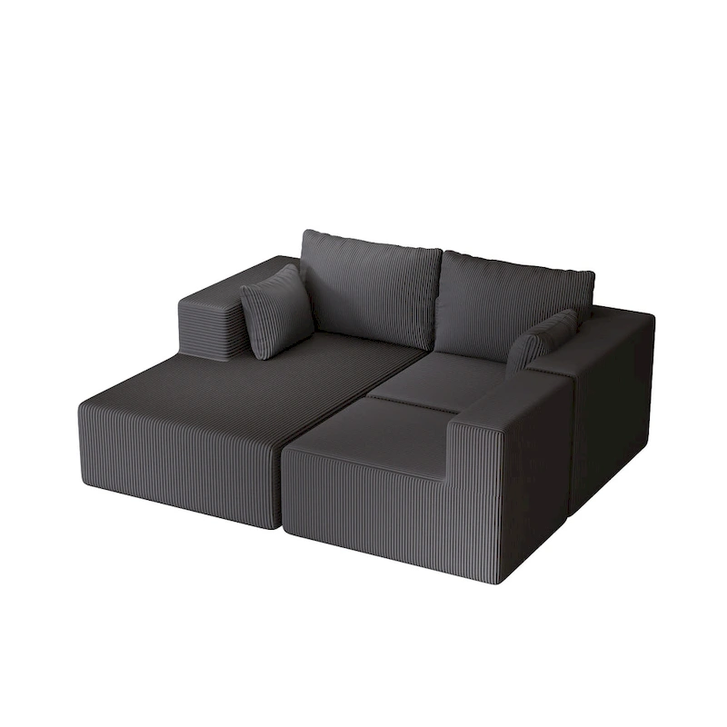 108.3Inch Modular L Shaped Sectional Sofa Couch with Chaise Lounge