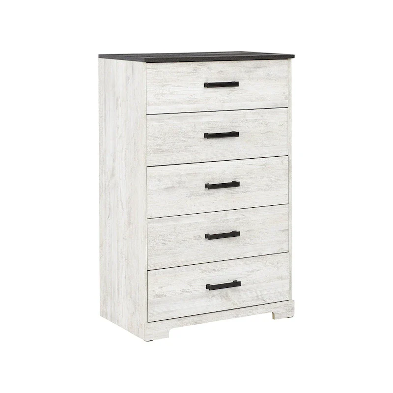 Contrasting Woodgrain Chest of Drawers