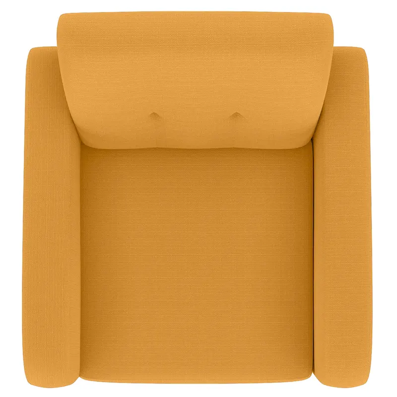 Carson Carrington Keflavik Mustard Yellow Mid-century Accent Chair