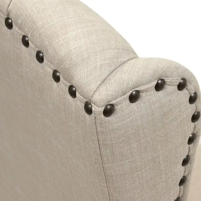 Dawson Tufted Farmhouse Wingback Dining Chairs (Set of 2) by Furniture of America