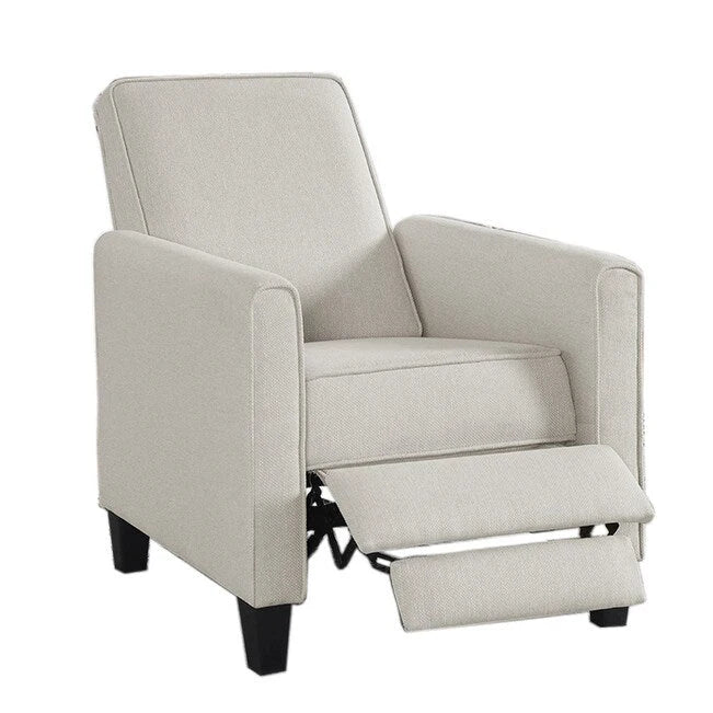 Traditional Fabric Recliner Chair with Footrest - 36.5