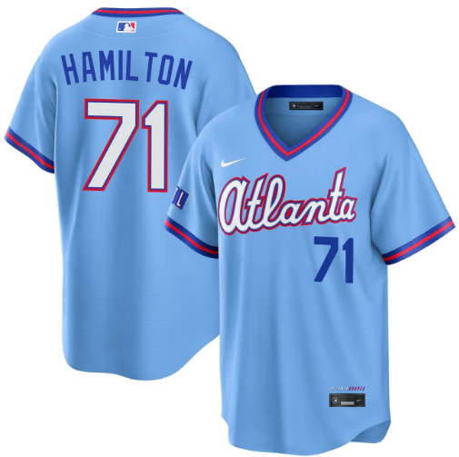 Ian Hamilton Atlanta Braves Powder Blue 2026 City Connect Stadium Jersey