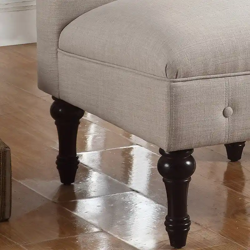 Rosevera LaGuardia Slipper Chair, Chesterfield, Armlesschair